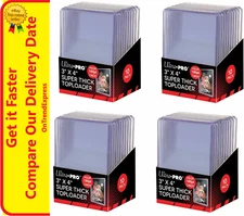 Ultra Pro Clear Thick 180pt TOPLOADER x 40 Rigid Card Protector TOP LOADER 3x4