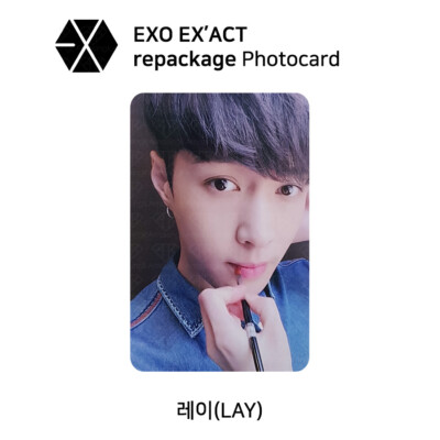 EXO 3rd Album EX'ACT Official Photocard Korean Version Lucky One