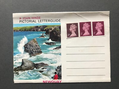 Vintage John Hinde Briefkarte Newquay Cornwall