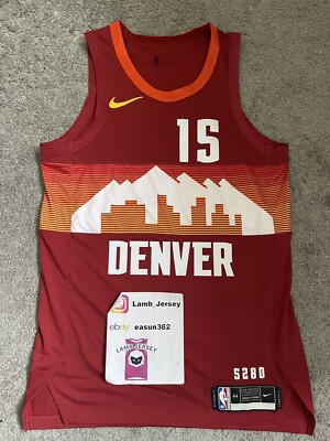2019 Nike NBA Denver Nuggets Jokić City Authentic Jersey 44 M See Pictures 