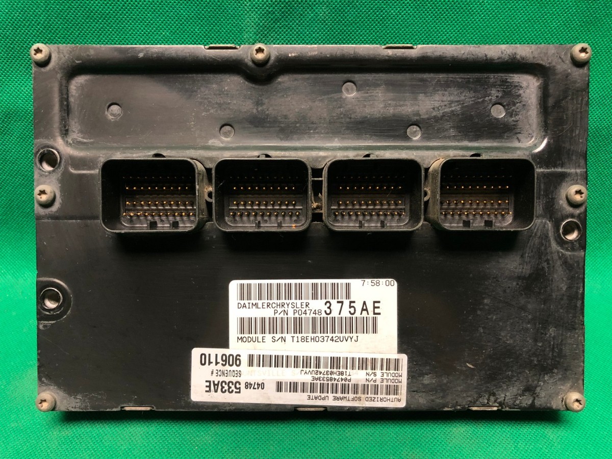 PROGRAMMED PLUG & PLAY 05 TOWN COUNTRY CARAVAN 3.3 ECU ECM MODULE