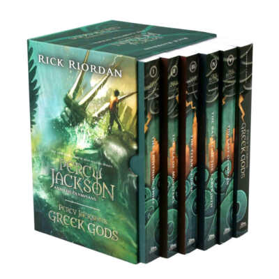 Percy Jackson and the Olympians Complete Series 6 Book NEW TORN