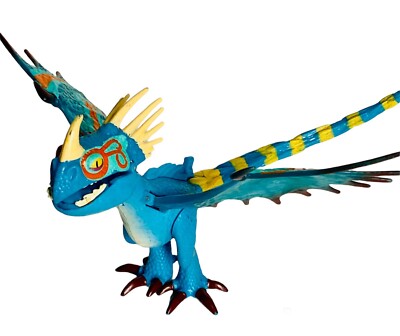 DRAGON 2 figurine STORMFLY Dream Works bleu ailé queue