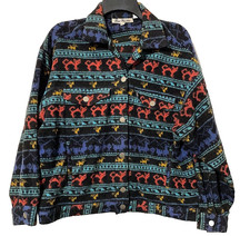 Designer Jon-michel Vintage Retro Women's Jacket - Size Large - W013