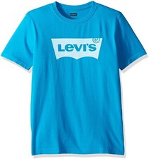 Levi's 171660 Boys Classic Short Sleeve Cotton T-Shirt Blue Hero Size Small