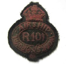 Royal Airship Works R100 R101 Cap Badge Crew Embroidered  Zeppelin Dirigible Hat