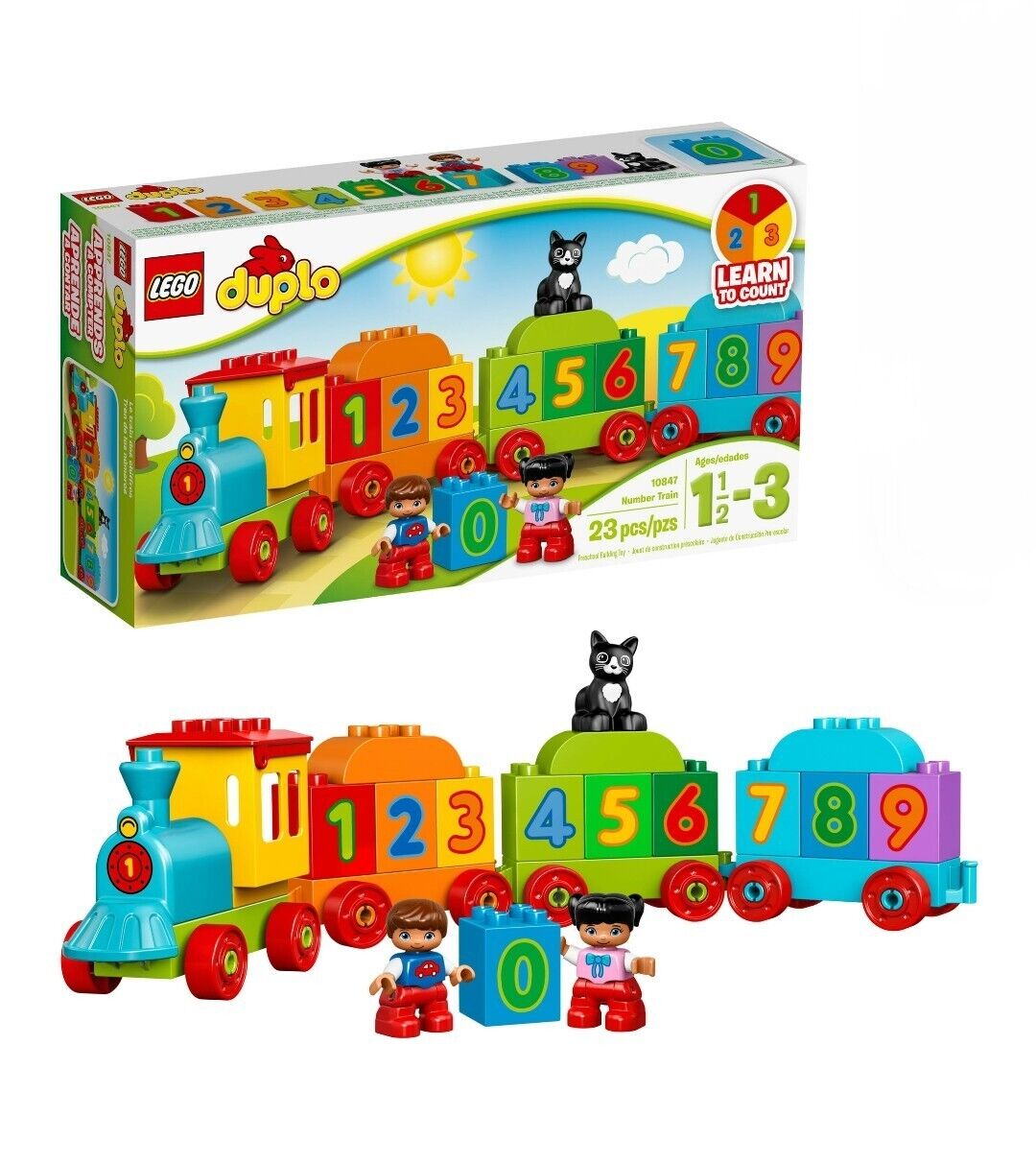 LEGO DUPLO: Number Train - Learn To Count (10954) NIB Unopened