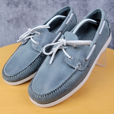 LL Bean Men's Casco Bay Boat Shoes Moccasin Size 11.5 EE Gray