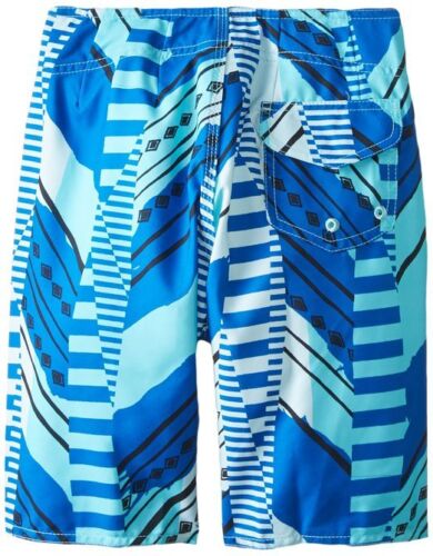 NEW BOYS VOLCOM tild stripe BOARDSHORTS SHORTS BLUE MULTI COLOR - Picture 2 of 2