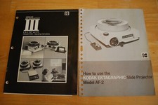 KODAK EKTAGRAPHIC Slide Projector Operating Instructions