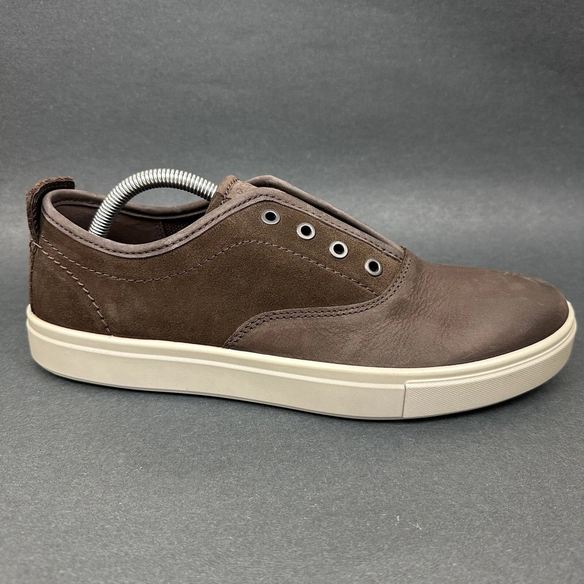 ECCO Men s Kyle CVO Sneaker Mocha Coffee Brown Nubuck EU 42 Size 8