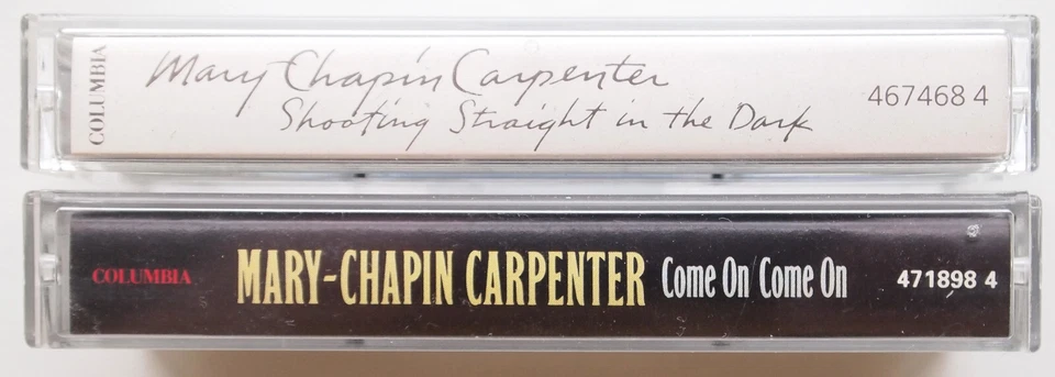 2x MARY CHAPIN-CARPENTER CASSETTE TAPES LOT BUNDLE / SHOOTING STRAIGHT / COME ON - Image 2 of 4