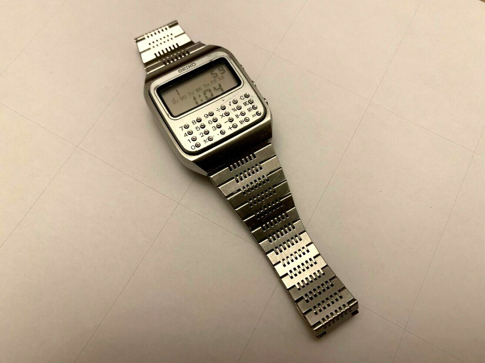 Vintage Digital Seiko C153 5011 Calculator Watch all Original -working  condition | eBay