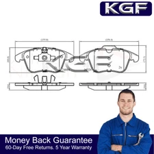 KGF Front Brake Pads Set Fits Jaguar XF 2008-2015 XE 2015- XJ 2003-2009