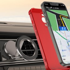Alloy Folding Magnetic Car Phone Holder for MagSafe 360 Adjustable Dash Mount
