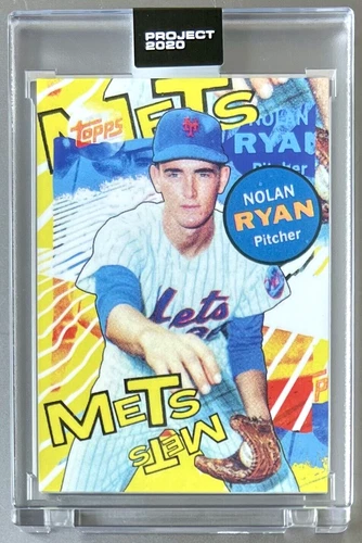 TOPPS PROJECT 2020 #263 NOLAN RYAN HOF by Tyson Beck 1969 METS FREE SHIPPING