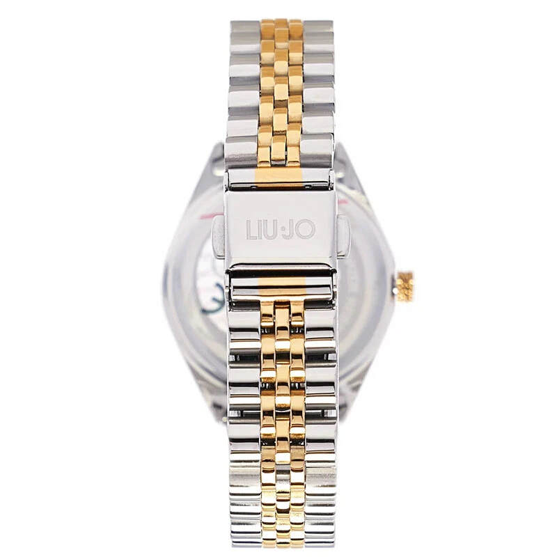 Orologio Donna Liu Jo Deluxe Acciaio Argento / Oro Giallo TLJ2259 NUOVO E ORI... - Immagine 4 di 4