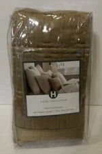 Hotel Collection Euro Pillow Sham Deco 100% Pima Cotton 400 TC Gold Tan 24 x 24