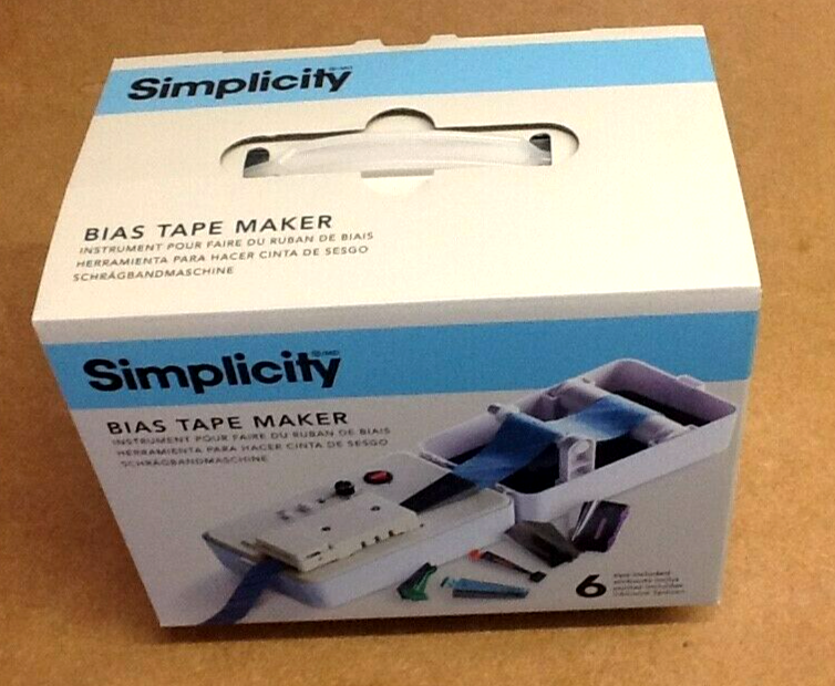 Simplicity Bias Tape Maker - White (3881925EUK) for sale online | eBay