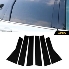 Black Pillar Post Door Window Trim Cover For Honda CR-V 2012 2013 2014 2015 2016