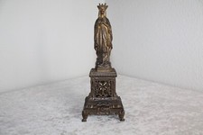 Maria Statue Figur Andenken Jugendstil Metall 1900 Christus Kirche antik alt