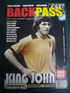 BACKPASS RETRO FOOTBALL MAGAZINE ISSUE 26 CHRISTMAS/NEW YEAR 2012 2013