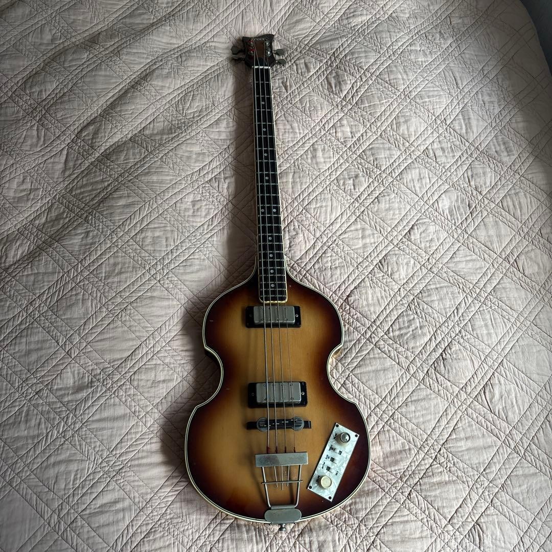 Greco electric bass, violin bass, sunburst, 4 strings | eBay