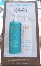 Moroccanoil Hydration Duo Shampoo & Conditioner 16.9 OZ HYRATION Gift Box  Set