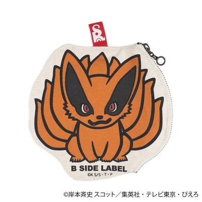 NARUTO/BORUTO Kurama Zipper Pouch japan limited NEW B-Side Label