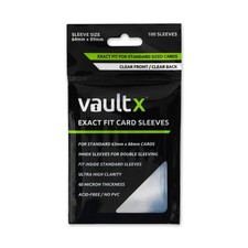 Exact Fit Inner Sleeves 100 Pack Clear for Trading Cards