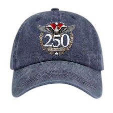 USA 250th Anniversary 1776-2026 Eagle Patriotic Dad Hat Adjustable Proud Cap