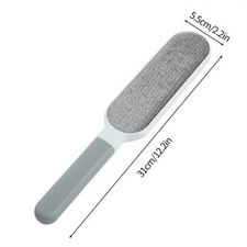 Double-Sided Pet Hair Remover, Manual Electrostatic Sticky Lint Brush, for Cat,