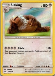 Slaking 18/18 Detective Pikachu Holo Rare