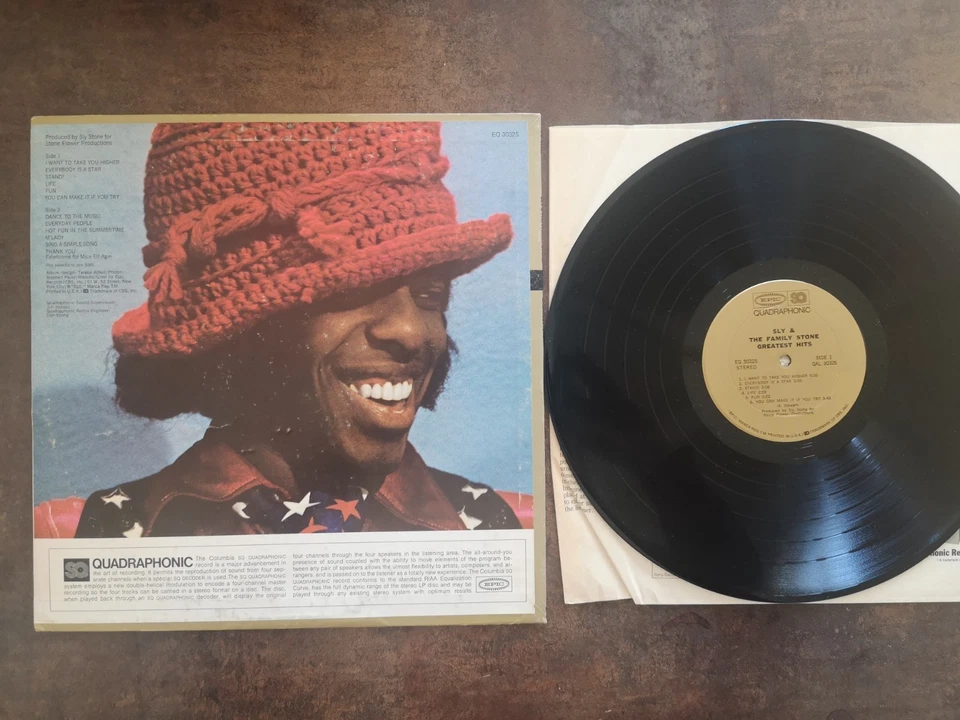 SLY & THE FAMILY STONE - Greatest Hits Quadrophonic US LP - Bild 2 von 2