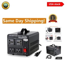 Multi-Voltage Transformer Converter 1500W - Circuit Breaker Protection Included