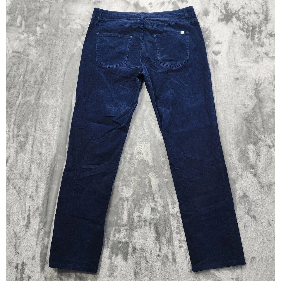 Pantalones Hang Ten Para Hombre 34 X 32 Azul Pana Ajuste Estándar Elástico Algodón Preppy Foto 3 de 4