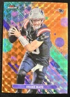 2025 Topps Finest Drake Maye Orange Geometric Refractor 13/25