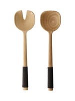 Asa Selection Salatbesteck Wood Lbh 24X6.30X3.80 Cm Braun