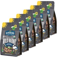 Lundberg Regenerative Organic Certified Wild Blend Rice 6Pack  Brown Red  Blac