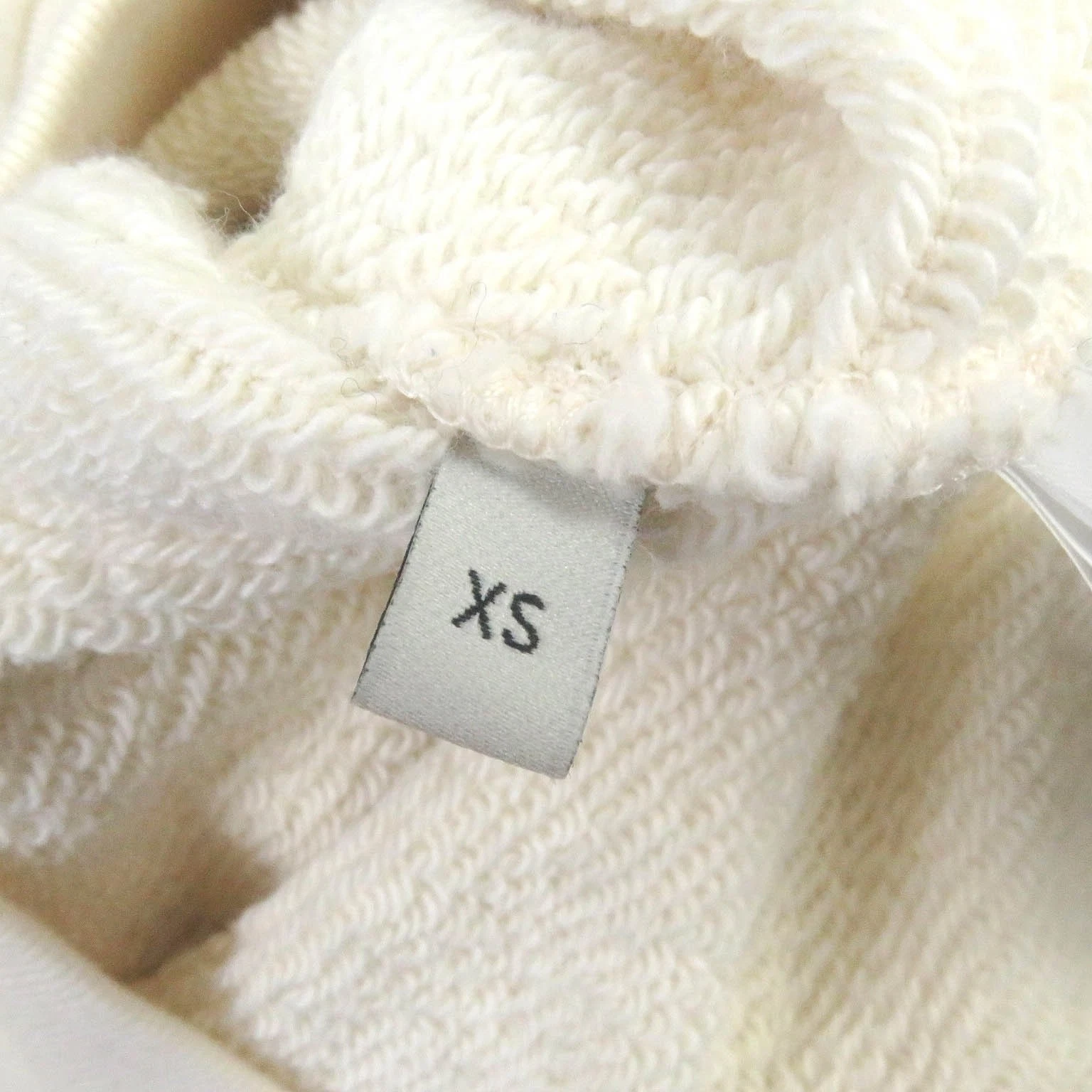 GUCCI 475374 Felpa con Cappuccio Cotone 100 Incastro Stampa Logo G Avorio Xs Made