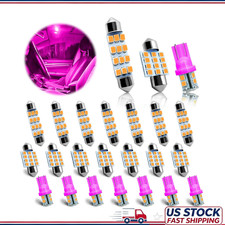Led Interior Light Bulb Kit 24pcs T10 31mm 42mmcolor Pink Led Interior Light Bulb Kit 24pcs T10 31mm 42mmcolor Pink