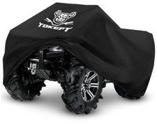 ATV Cover Waterproof 4 Wheeler Cover, Fits up to 86" XXL-86"L 38"W 42"H Black