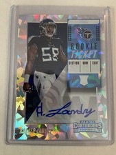 Harold Landry 2018 Contenders Cracked Ice Rookie Ticket Variation Rc Auto /24