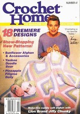 CROCHET HOME THE MAGAZINE FOR CREATIVE CROCHETERS NUMBER 41 JUNE/JULY 1994 