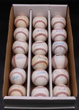 Boston Red Sox Signed Baseball Lot (18) Bob Stanley/Bill Lee + Auto ZJ22614