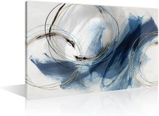 Abstract Canvas Wall Art for Living Room Modern Bedroom Wall Decor 60x90cm