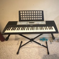 Yamaha YPG-235 61-Key Semi-Weighted Keyboard w/ Speakers, Stand Music Stand