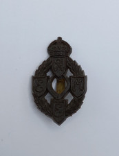 REME Economy Cap Badge, WWII Era, Fine Vintage Condition, British Army