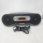 Vintage Sony ZS-SN10 Portable Boom Box Aux FM/AM CD R/RW MP3 Mega Bass Tested