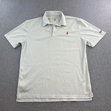 Johnnie O Prep-Formance Polo Shirt Mens XL Light Green Logo Performance Adult